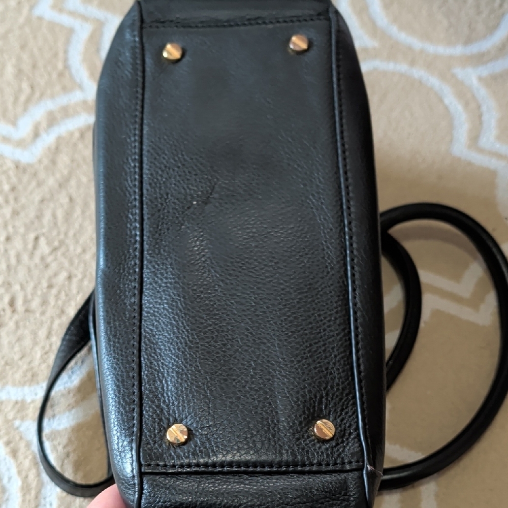 Tory Burch Mini Amanda Crossbody Black/Gold GUC - Picture 10 of 12